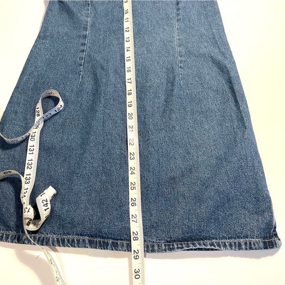 Stressed out sundress Jean material small - Picture 10 of 11